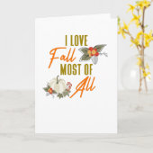 I Liebe fällt am meisten Karte (Gelbe Blume)