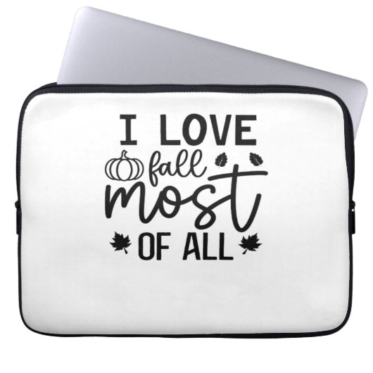 I Liebe fällt am meisten klassischen T - Shirt Laptopschutzhülle (Vorderseite)