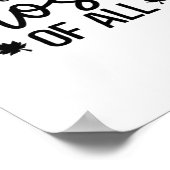 I Liebe fällt am meisten klassischen T - Shirt Poster (Ecke)