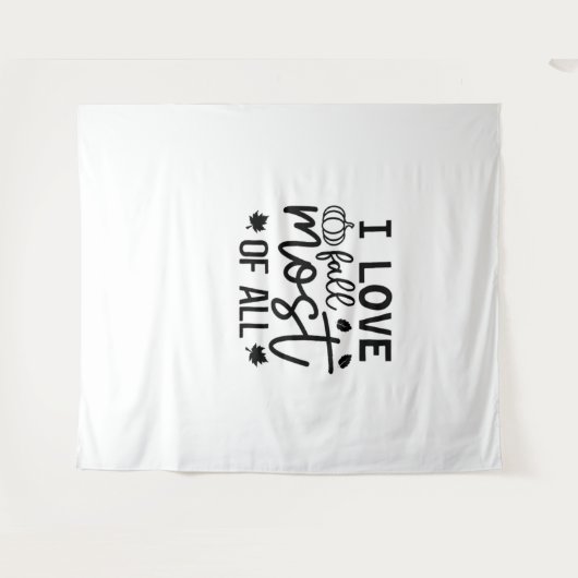 I Liebe fällt am meisten klassischen T - Shirt Wandteppich (Vorderseite (Horizontal))