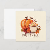 I Liebe fällt am meisten - Latte & Herbst Vibes (Vorne/Hinten)