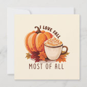 I Liebe fällt am meisten - Latte & Herbst Vibes (Vorderseite)