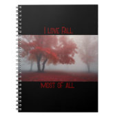 I Liebe fällt am meisten Notizblock (Vorderseite)