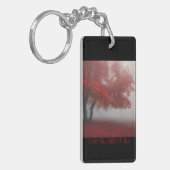 I Liebe fällt am meisten Schlüsselanhänger (Vorderseite links)