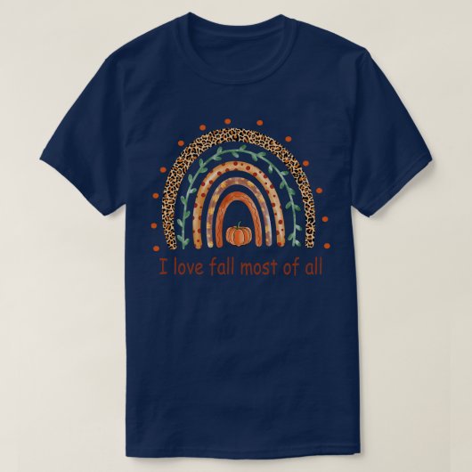 I Liebe fällt am meisten T-Shirt (Design vorne)