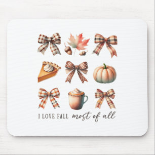 I Liebe fällt am meisten von allen Herbst Saison E Mousepad