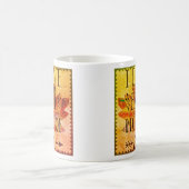 I Liebe fällt am meisten von allen Herbstleaf Kaffeetasse (Mittel)