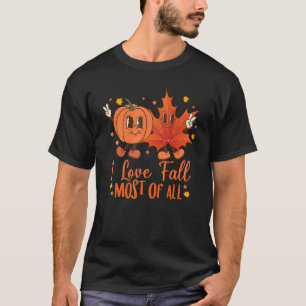 I Liebe fällt Der größte Teil aller Blätterherz-He T-Shirt