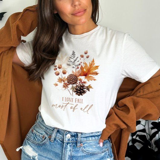 I Liebe fällt die meisten Blume T-Shirt