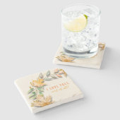 I Liebe fällt fast der ganze Untersetzer aus Marmo (Seitenansicht)