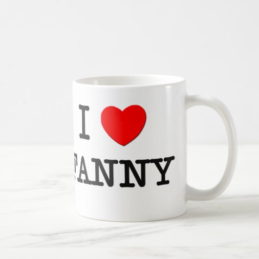 I Liebe Fanny Kaffeetasse (Rechts)
