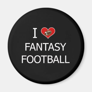 I Liebe Fantasy Football Magnet