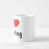 I Liebe Farb Kaffeetasse (Mittel)