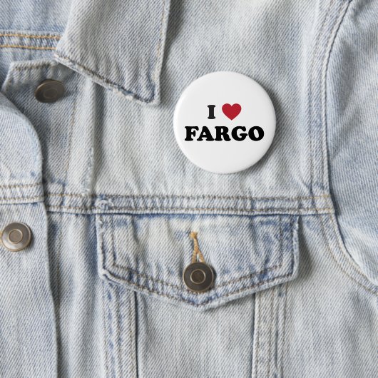 I Liebe Fargo North Dakota Button (Beispiel)