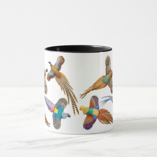 I Liebe-Fasan-Wecker-Tasse Tasse (Zentrum)