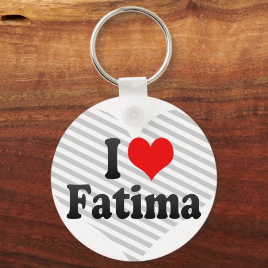 I Liebe Fatima Schlüsselanhänger (Vorderseite)