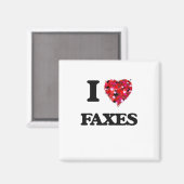 I Liebe Faxe Magnet (Vorderseite/Rückseite)