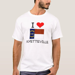 I Liebe Fayetteville Nord-Carolina T-Shirt