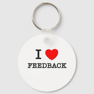 I Liebe-Feed-back Schlüsselanhänger