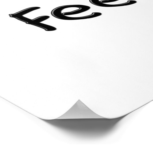 I Liebe Feedback Poster (Ecke)