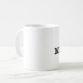 I Liebe-Fehler Kaffeetasse (Vorderseite Links)