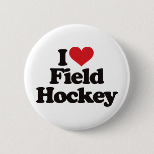 I Liebe-Feld-Hockey Button