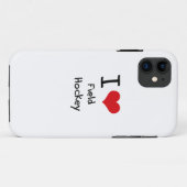 I Liebe-Feld-Hockey Case-Mate iPhone Hülle (Rückseite (Horizontal))