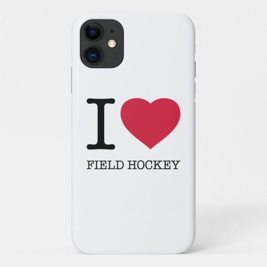 I LIEBE FELD HOCKEY Case-Mate iPhone HÜLLE (Rückseite)