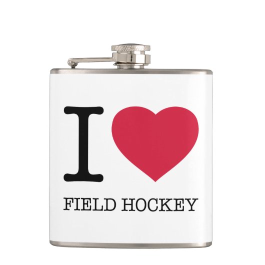 I LIEBE FELD HOCKEY FLACHMANN (Vorderseite)