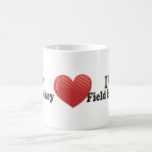 I Liebe-Feld-Hockey Kaffeetasse (Mittel)