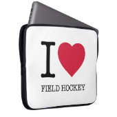 I LIEBE FELD HOCKEY LAPTOPSCHUTZHÜLLE (Vorne Rechts)