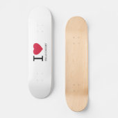 I LIEBE FELD HOCKEY SKATEBOARD (Vorderseite)