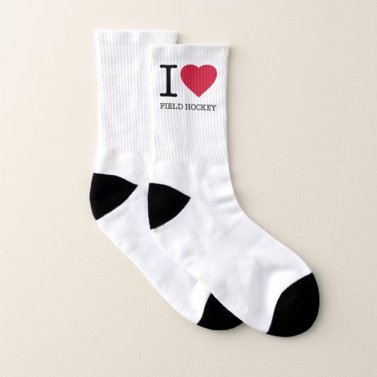 I LIEBE FELD HOCKEY SOCKEN (Paar)