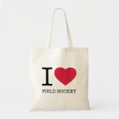 I LIEBE FELD HOCKEY TRAGETASCHE (Vorne)