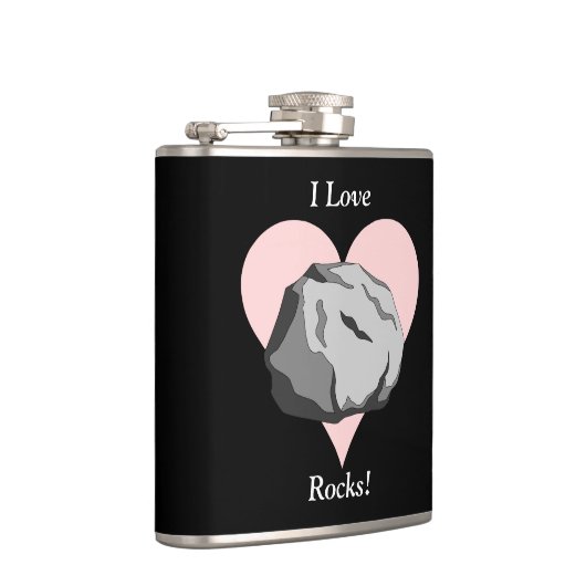 I Liebe-Felsen! Flachmann (Rechts)