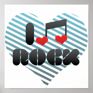 I Liebe-Felsen Poster