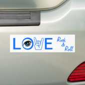I Liebe-Felsen u. Rolle Autoaufkleber (Auf Auto)