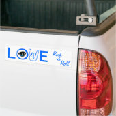 I Liebe-Felsen u. Rolle Autoaufkleber (Auf Lkw)