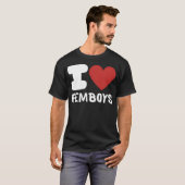 I Liebe Femboys T-Shirt (Vorne ganz)