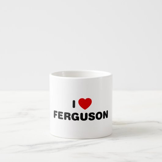 I Liebe Ferguson Missouri Espressotasse (Vorderseite)