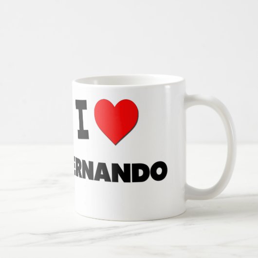 I Liebe Fernando Kaffeetasse (Rechts)