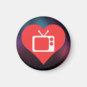 I Liebe-Fernsehantennen modern Magnet