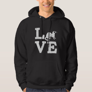 I Liebe Ferrets Hoodie