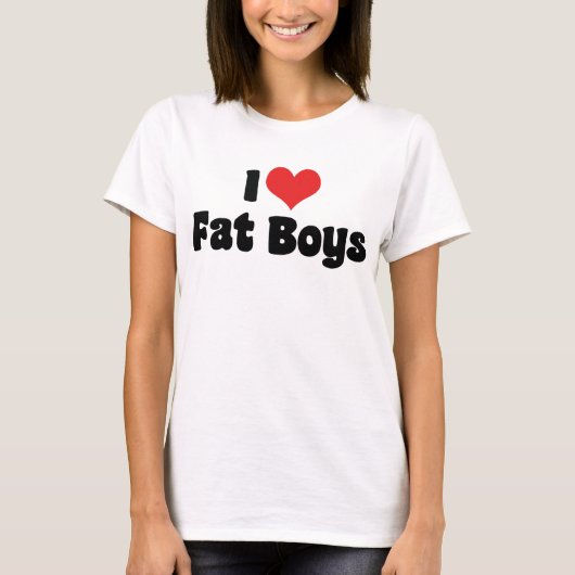 I Liebe Fett Boys T-Shirt (Vorderseite)