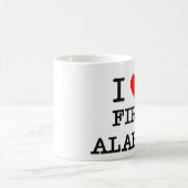 I Liebe-Feuersignale Kaffeetasse (Mittel)