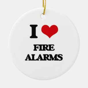 I LIEBE-Feuersignale Keramikornament