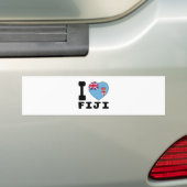 I Liebe Fidschi Autoaufkleber (Auf Auto)