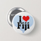 I Liebe Fidschi Button (Vorne & Hinten)