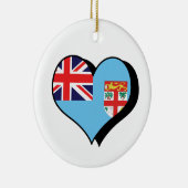 I Liebe Fidschi-Ornament Keramikornament (Rechts)