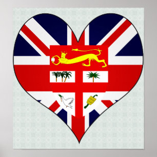 I Liebe Fidschi Poster